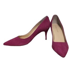 Ivanka Trump Pink Suede Stiletto Heels